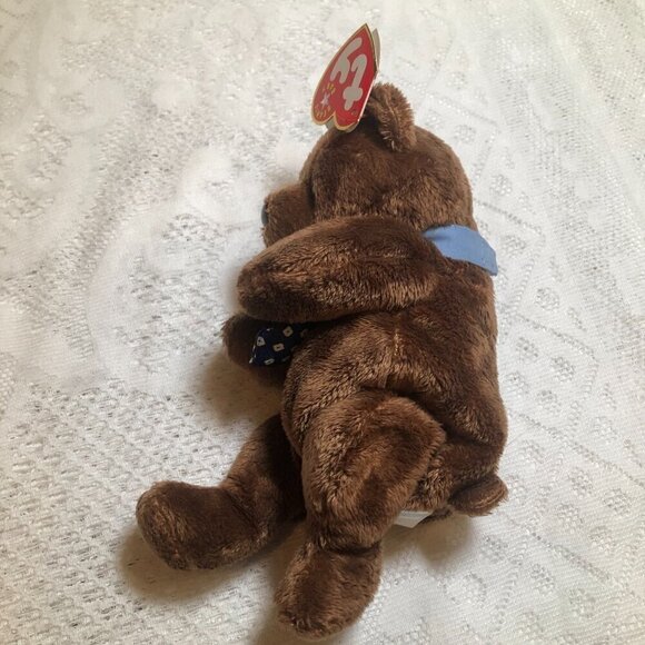 Ty Beanie Baby - HERO the Father's Day Bear 7" with Rare Tag Vintage EUC - Picture 5 of 6